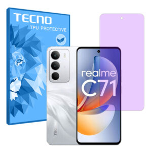 گلس ریلمی C71 مدل هیدروژلی آنتی پرپل برند تکنو کد S