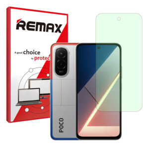 گلس شیائومی Poco M7 4G مدل گرین لایت برند ریمکس کد S
