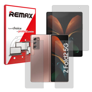 گلس صفحه نمایش و پشت گوشی سامسونگ Galaxy Z Fold2 مدل مات برند ریمکس کد LSS