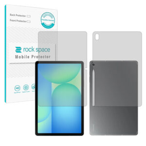 گلس صفحه نمایش و پشت تبلت سامسونگ Galaxy Tab S10 FE مدل نانو هیدروژل شفاف برند راک اسپیس کد LL