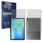 گلس صفحه نمایش و پشت تبلت سامسونگ Galaxy Tab S10 FE مدل شفاف برند هوکو کد LL