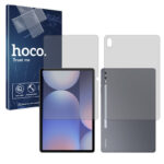 گلس صفحه نمایش و پشت تبلت سامسونگ +Galaxy Tab S10 مدل شفاف برند هوکو کد XLXL