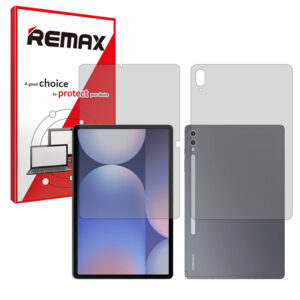 گلس صفحه نمایش و پشت تبلت سامسونگ +Galaxy Tab S10 مدل هیدروژلی مات برند ریمکس کد XLXL