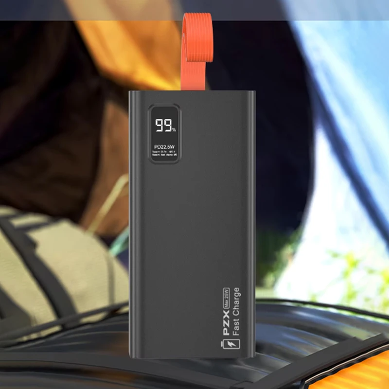 پاوربانک پی زد ایکس مدل V78 Fast Charge 22.5W ظرفیت 40000 میلی آمپر ساعت