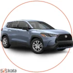 گلس مانیتور تویوتا کرولا کراس هیبرید 2024