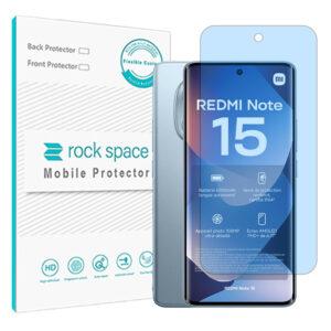 گلس شیائومی Redmi Note 15 4G مدل نانو هیدروژل آنتی بلو برند راک اسپیس کد S