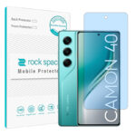 گلس تکنو Camon 40 مدل نانو هیدروژل آنتی بلو برند راک اسپیس کد S