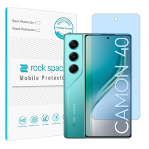 گلس تکنو Camon 40 مدل نانو هیدروژل آنتی بلو برند راک اسپیس کد S
