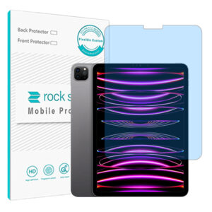 گلس تبلت اپل iPad Pro 11 (2022) مدل نانو هیدروژل آنتی بلو برند راک اسپیس کد L