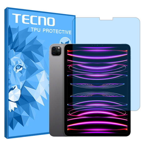 گلس تبلت اپل iPad Pro 11 (2022) مدل نانو هیدروژل آنتی بلو برند تکنو کد L