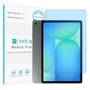 گلس تبلت سامسونگ Galaxy Tab S10 FE مدل نانو هیدروژل آنتی بلو برند راک اسپیس کد L