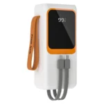 پاوربانک پی زد ایکس مدل V28 Fast Charge 22.5W Cabled ظرفیت 30000 میلی آمپر ساعت