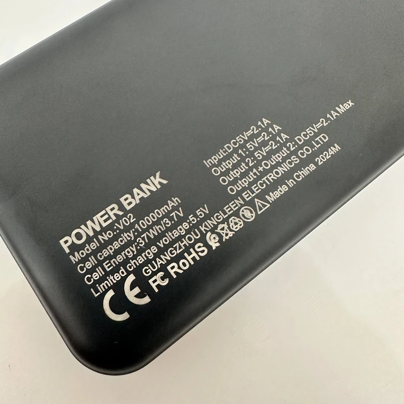 پاوربانک پی زد ایکس مدل V02 ظرفیت 10000 میلی آمپر ساعت