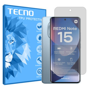 گلس شیائومی Redmi Note 15 4G مدل هیدروژلی شفاف برند تکنو کد S