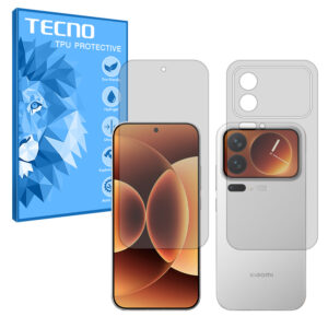 گلس صفحه نمایش و پشت گوشی شیائومی Xiaomi 17 Pro Max مدل هیدروژلی مات برند تکنو کد SS
