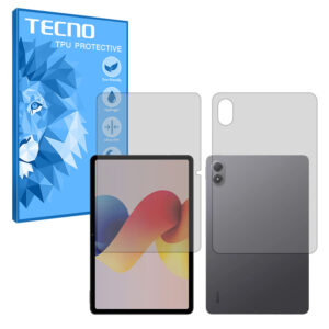 گلس صفحه نمایش و پشت تبلت شیائومی Redmi Pad 2 Pro مدل هیدروژلی مات برند تکنو کد XLXL