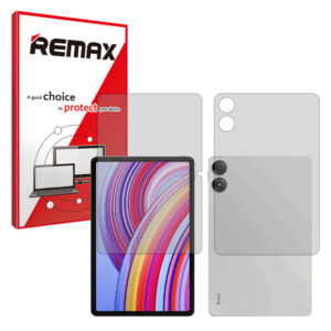 گلس صفحه نمایش و پشت تبلت شیائومی Redmi Pad Pro مدل هیدروژلی شفاف برند ریمکس کد XLXL