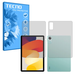 گلس صفحه نمایش و پشت تبلت شیائومی Redmi Pad SE 11 inch مدل هیدروژلی مات برند تکنو کد LL