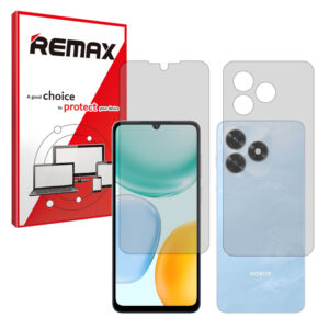گلس صفحه نمایش و پشت گوشی آنر X5c Plus مدل هیدروژلی مات برند ریمکس کد SS