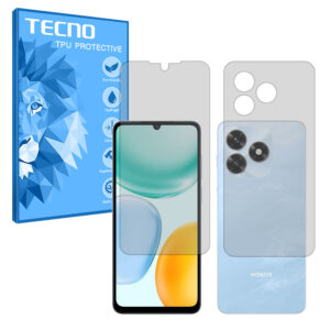گلس صفحه نمایش و پشت گوشی آنر X5c Plus مدل هیدروژلی شفاف برند تکنو کد SS
