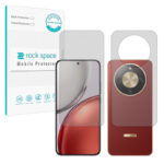 گلس صفحه نمایش و پشت گوشی آنر X9d مدل نانو هیدروژل شفاف برند راک اسپیس کد SS