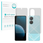 گلس صفحه نمایش و پشت گوشی هواوی Nova Y73 مدل نانو هیدروژل شفاف برند راک اسپیس کد SS