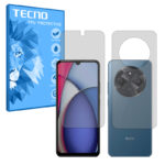 گلس صفحه نمایش و پشت گوشی شیائومی Redmi A3 Pro مدل هیدروژلی شفاف برند تکنو کد SS