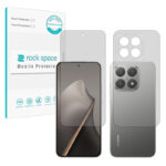 گلس صفحه نمایش و پشت گوشی شیائومی 15T مدل نانو هیدروژل شفاف برند راک اسپیس کد SS