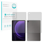 گلس صفحه نمایش و پشت تبلت سامسونگ Galaxy Tab S9 FE مدل نانو هیدروژل مات برند راک اسپیس کد LL
