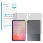 گلس صفحه نمایش و پشت تبلت سامسونگ Galaxy Tab S11 Ultra مدل نانو هیدروژل شفاف برند راک اسپیس کد XLXL