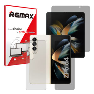 گلس صفحه نمایش و پشت گوشی سامسونگ Galaxy Z Fold4 مدل هیدروژلی پرایوسی برند ریمکس کد LSS