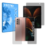 گلس صفحه نمایش و پشت گوشی سامسونگ Galaxy Z Fold2 مدل هیدروژلی پرایوسی برند تکنو کد LSS