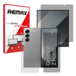 گلس صفحه نمایش و پشت گوشی سامسونگ Galaxy Z Fold6 مدل هیدروژلی پرایوسی برند ریمکس کد LSS