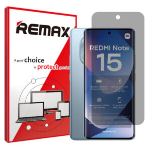 گلس شیائومی Redmi Note 15 4G مدل هیدروژلی پرایوسی برند ریمکس کد S