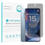 گلس شیائومی Redmi Note 15 4G مدل نانو هیدروژل پرایوسی برند راک اسپیس کد S