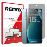 گلس شیائومی Redmi Note 15 Pro 4G مدل هیدروژلی پرایوسی برند ریمکس کد S