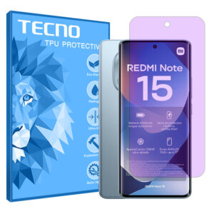 گلس شیائومی Redmi Note 15 4G مدل هیدروژلی آنتی پرپل برند تکنو کد S