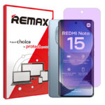 گلس شیائومی Redmi Note 15 4G مدل هیدروژلی آنتی پرپل برند ریمکس کد S