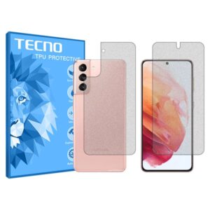 گلس صفحه نمایش و پشت گوشی سامسونگ S21 plus مدل هیدروژلی مات برند تکنو
