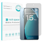 گلس شیائومی Redmi Note 15 Pro Plus مدل نانو هیدروژل پرایوسی برند راک اسپیس