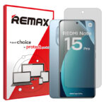 گلس شیائومی Redmi Note 15 Pro Plus مدل هیدروژلی شفاف برند ریمکس