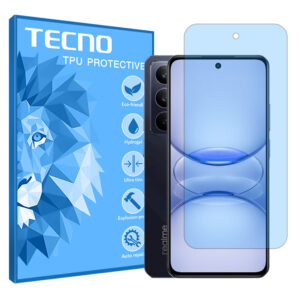 گلس ریلمی C75x مدل مات آنتی بلو برند تکنو