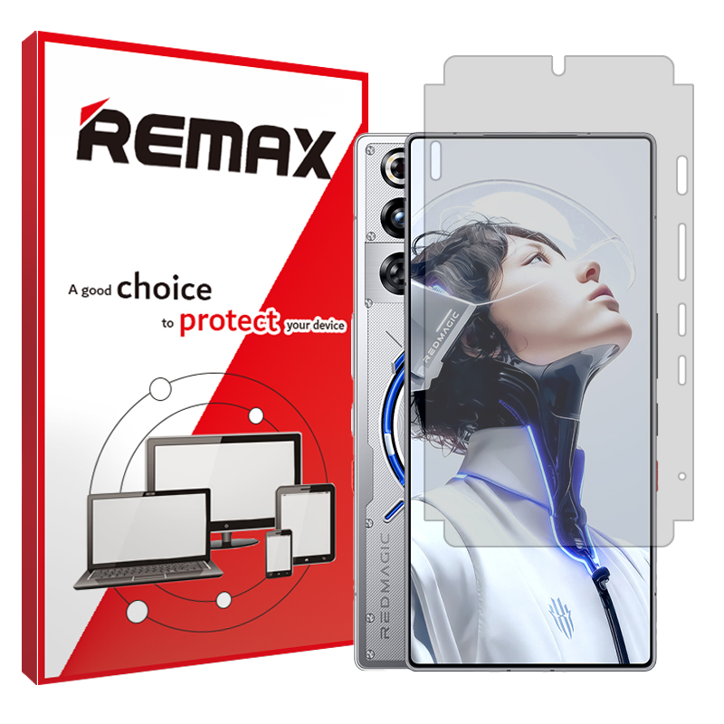 گلس زد تی ای nubia RedMagic 11 Pro Plus مدل هیدروژلی شفاف برند ریمکس گلس زد تی ای nubia RedMagic 11 Pro Plus مدل هیدروژلی شفاف برند ریمکس