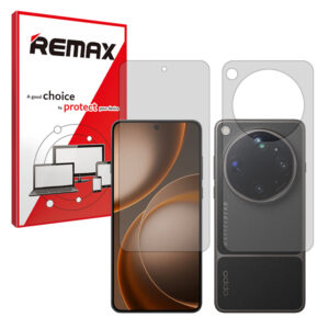 گلس صفحه نمایش و پشت گوشی اوپو Find X9 Ultra مدل هیدروژلی مات برند ریمکس