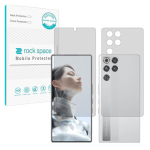 گلس صفحه نمایش و پشت گوشی nubia RedMagic 11 Pro (نسخه چین) مدل نانو هیدروژل مات برند راک اسپیس