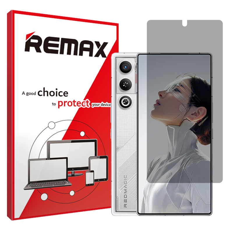 گلس زد تی ای nubia RedMagic 11 Air مدل هیدروژلی پرایوسی برند ریمکس گلس زد تی ای nubia RedMagic 11 Air مدل هیدروژلی پرایوسی برند ریمکس