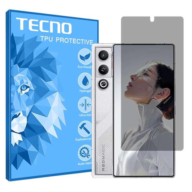 گلس زد تی ای nubia RedMagic 11 Air مدل هیدروژلی پرایوسی برند تکنو گلس زد تی ای nubia RedMagic 11 Air مدل هیدروژلی پرایوسی برند تکنو