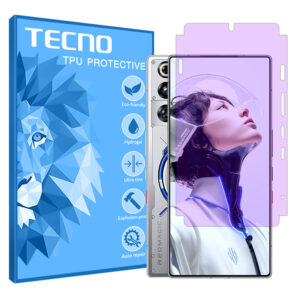 گلس زد تی ای nubia RedMagic 11 Pro Plus مدل هیدروژلی آنتی پرپل برند تکنو